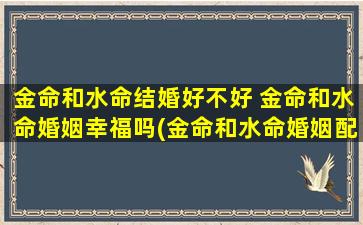 金命和水命结婚好不好 金命和水命婚姻幸福吗(金命和水命婚姻配对如何？看看这些因素会不会幸福)